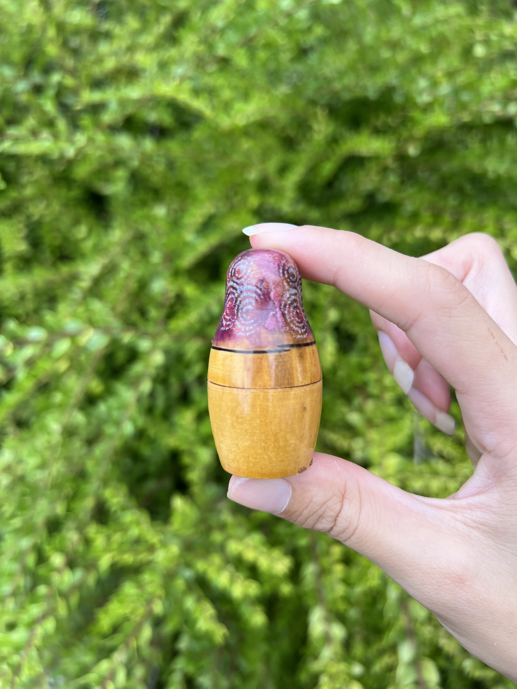 🪆 Mini muñeca rusa de madera vintage Beriozka – matrioshka – photo 14